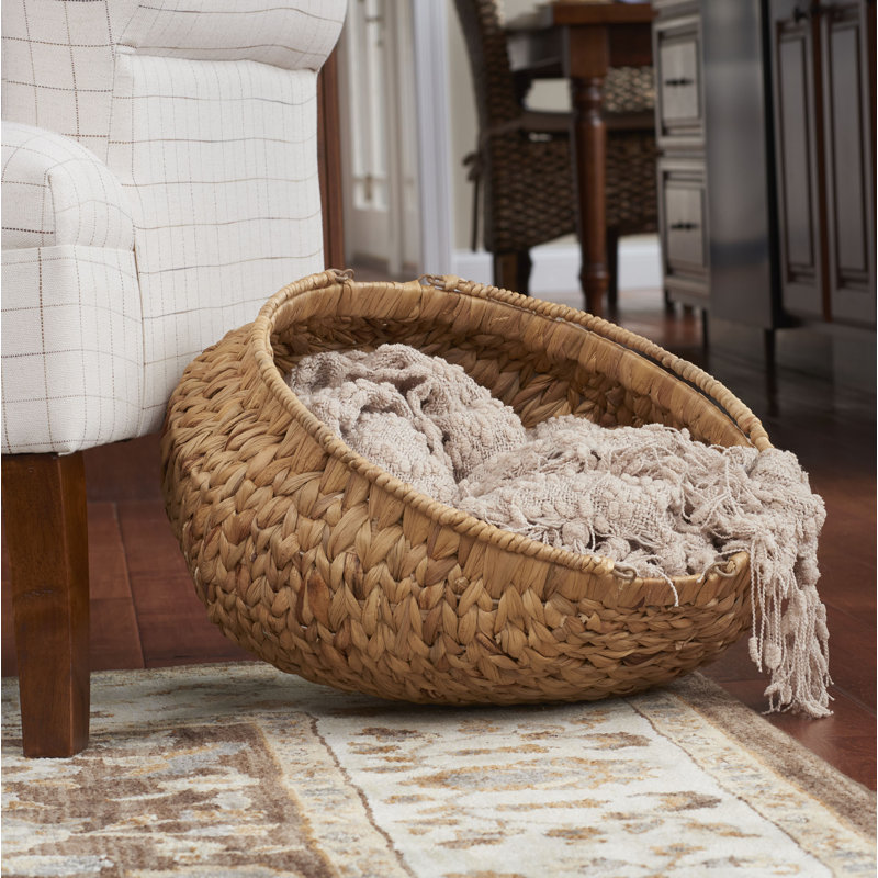 Decorative Round Wicker Basket & Reviews Joss & Main